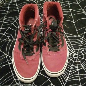 Burgandy Vans